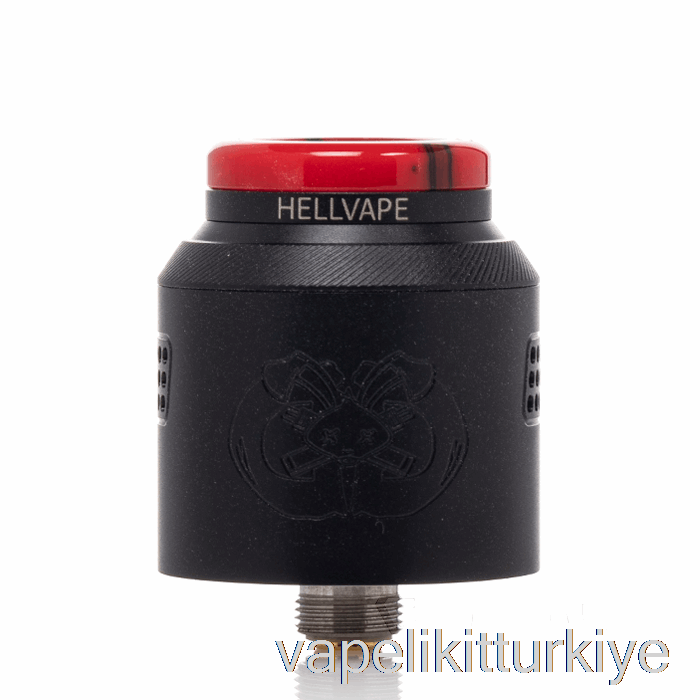 Vape Elektronik Sigara Hellvape Drop Dead 2 24mm Rda Mat Tam Siyah